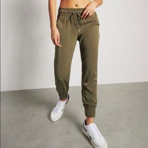 Dynamite- Sacha High Waist Joggers- Kalamata Green